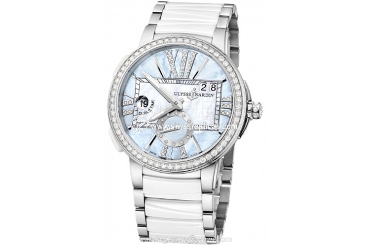 Ulysse Nardin Executive Dual Time Lady 243-10b-7/393 Stainless Steel Automatic