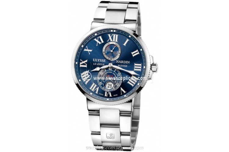 Ulysse Nardin Maxi Marine Chronometer 263-67-7/43 Stainless Steel Automatic - Chronometer