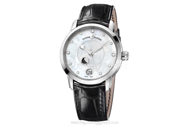 Ulysse Nardin Classico Luna 8293-123BC-2/991 Stainless steel Self-Winding