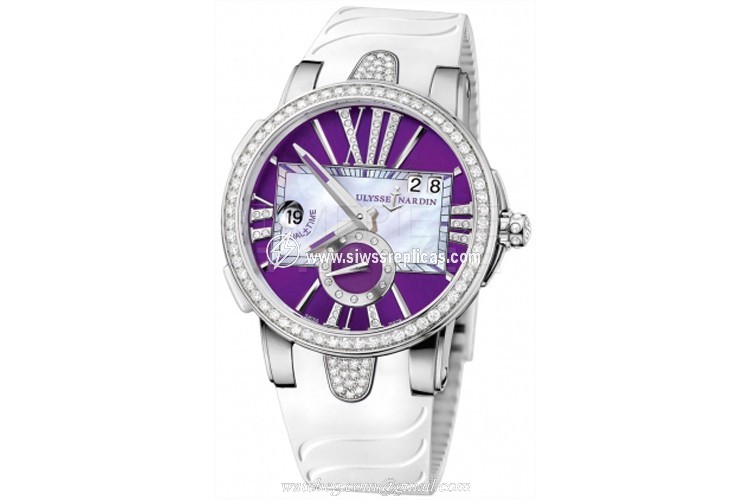 Ulysse Nardin Executive Dual Time Lady 243-10B-3C/30-07 Stainless Steel Automatic