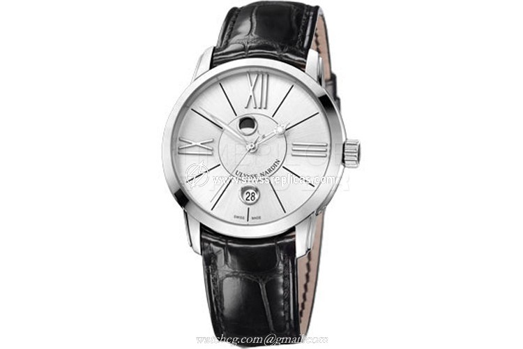 Ulysse Nardin Classico Luna 8293-122-2/41 Stainless steel Self-Winding