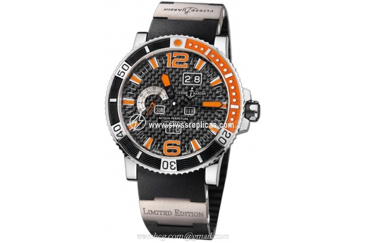 Ulysse Nardin Marine Aqua Perpetual 333-90-3 Titanium Automatic 