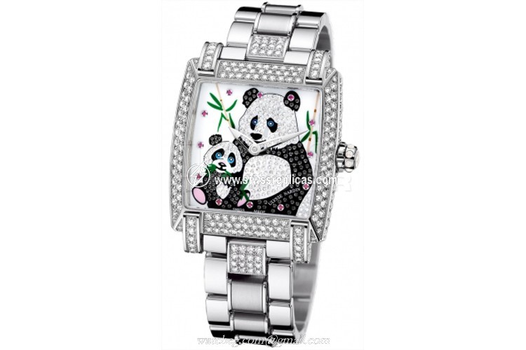 Ulysse Nardin Caprice 130-91fc-8c/PANDA 18k White Gold Automatic
