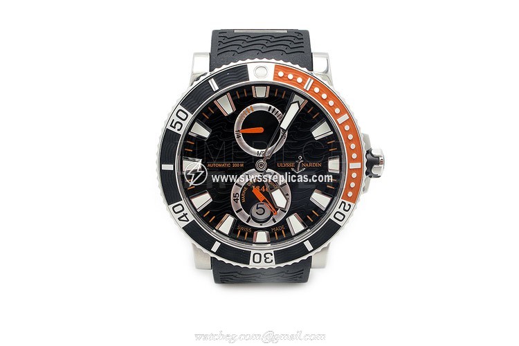 Ulysse Nardin Maxi Marine Diver Chronometer 263-90-3/92 Titanium Automatic