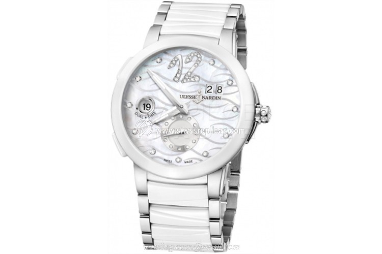 Ulysse Nardin Executive Dual Time Lady 243-10-7/691 Stainless Steel Automatic 