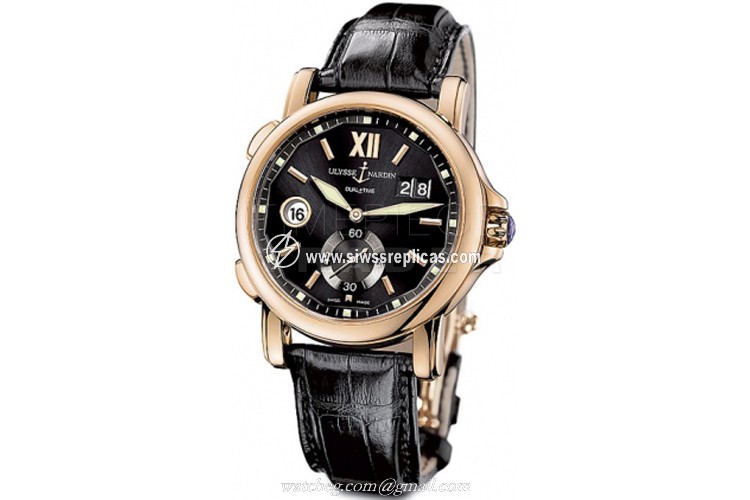 Ulysse Nardin GMT Big Date 42mm 246-55/32 18k Rose Gold Automatic