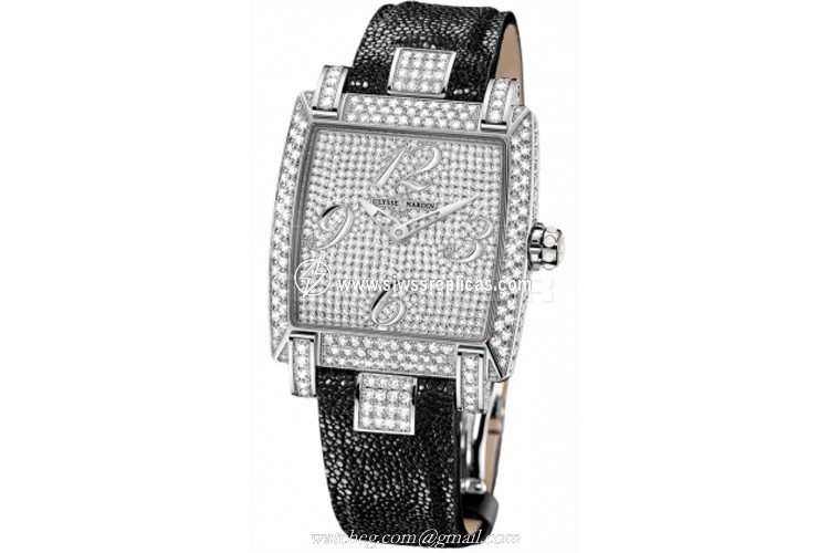 Ulysse Nardin Caprice 130-91fc/FULL 18k White Gold Automatic 