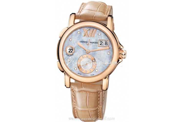 Ulysse Nardin GMT Big Date 37mm 246-22/392 18k Rose Gold Automatic 