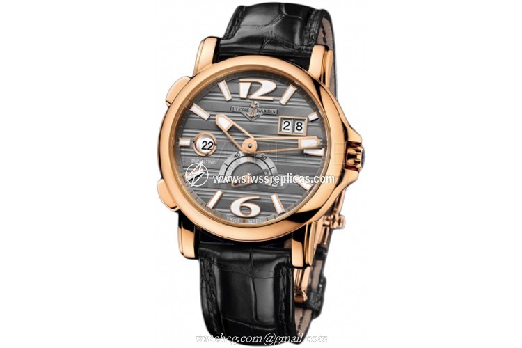 Ulysse Nardin GMT Big Date 42mm 246-55/69 18k Rose Gold Automatic