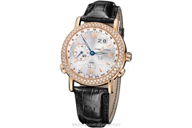 Ulysse Nardin GMT +/- Perpetual 326-28 18k Rose Gold Automatic