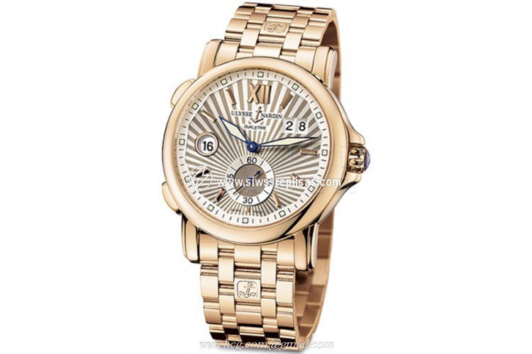 Ulysse Nardin GMT Big Date 42mm 246-55-8/30 18k Rose Gold Automatic
