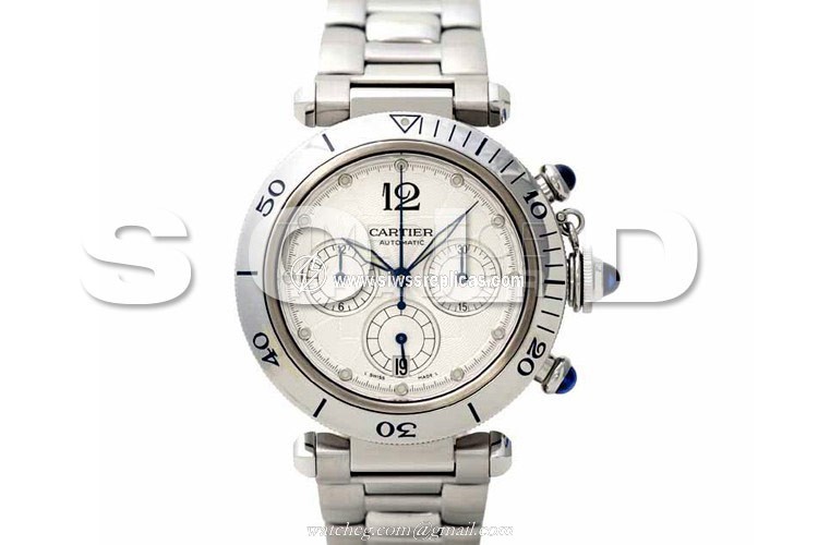 Cartier Pasha w31030h3 Stainless Steel Automatic