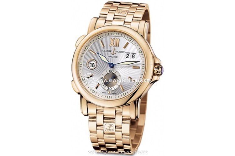 Ulysse Nardin GMT Big Date 42mm 246-55-8/31 18k Rose Gold Automatic 