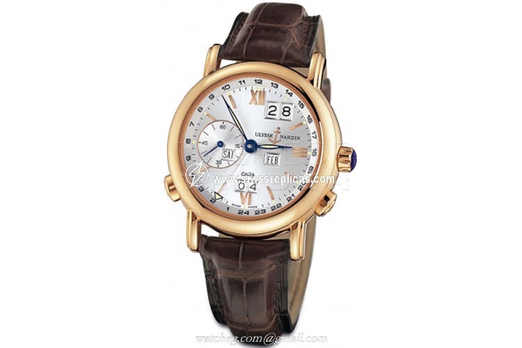 Ulysse Nardin GMT +/- Perpetual 40mm 326-82/31 18k Rose Gold Automatic
