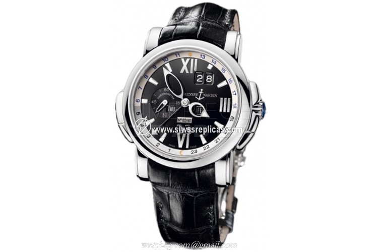 Ulysse Nardin GMT +/- Perpetual 42mm 320-60/32 18k White Gold Automatic - Chronometer