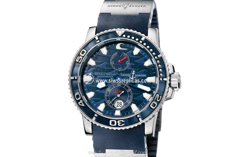 Ulysse Nardin Marine Collection Blue Surf 263-36le-3 Stainless Steel Automatic