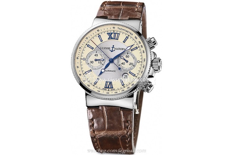 Ulysse Nardin Maxi Marine Chronograph 353-66/314 Stainless Steel Automatic Chronograph