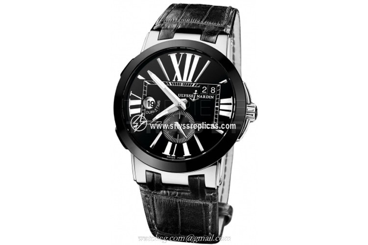 Ulysse Nardin Executive Dual Time 43mm 243-00/42 Stainless Steel Automatic