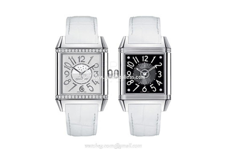Jaeger LeCoultre Reverso Squadra Lady Duetto Q7058420 Stainless Steel Automatic