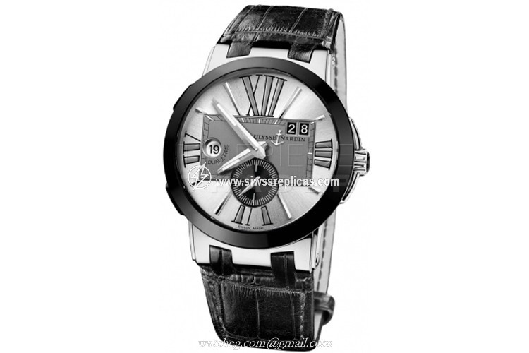 Ulysse Nardin Executive Dual Time 43mm 243-00/421 Stainless Steel Automatic