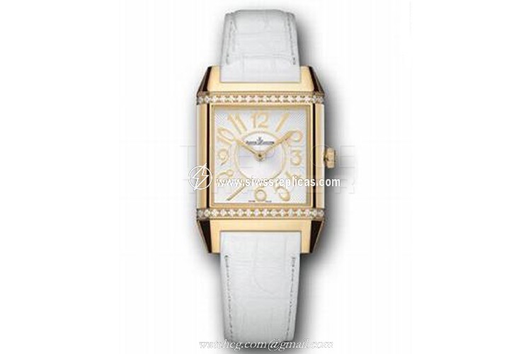 Jaeger LeCoultre Reverso Squadra Lady 703.14.20 18k Yellow Gold Quartz