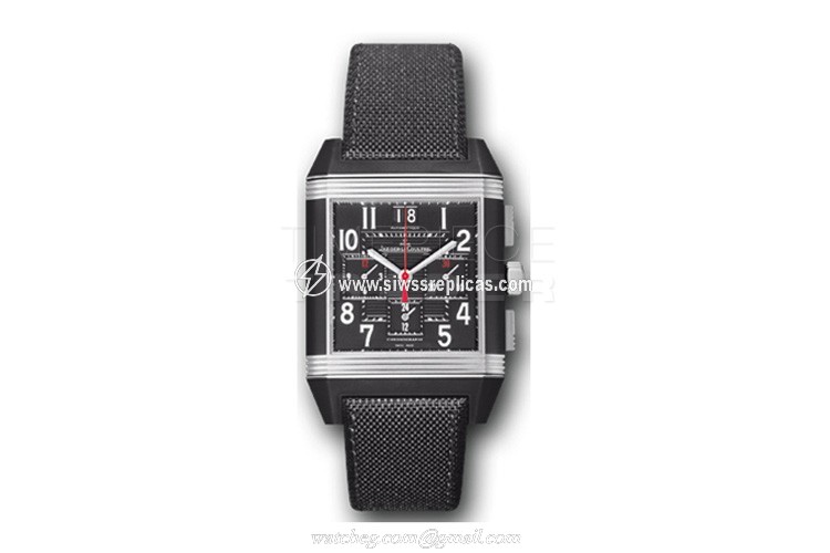Jaeger LeCoultre Reverso Squadra Chrono GMT 701.84.7c Palermo Stainless Steel Automatic Chronograph