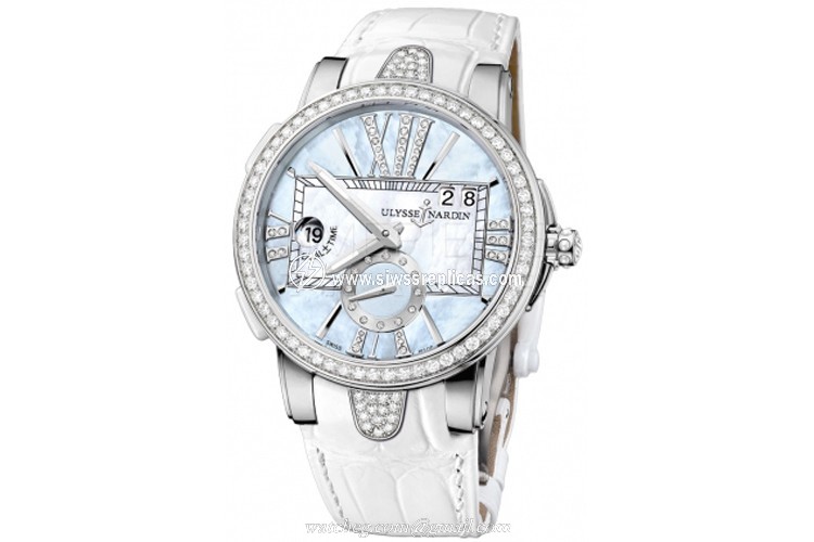 Ulysse Nardin Executive Dual Time Lady 243-10B/393 Stainless Steel Automatic
