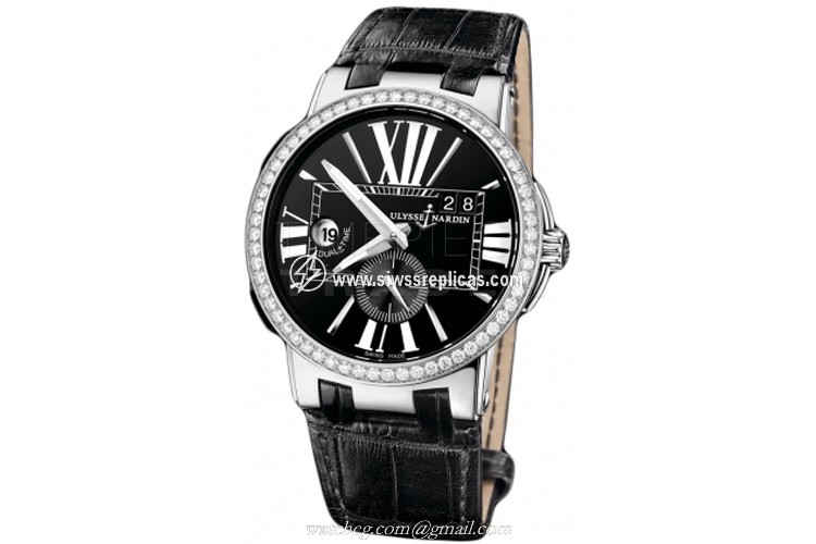Ulysse Nardin Executive Dual Time 43mm 243-00b/42 Stainless Steel Automatic