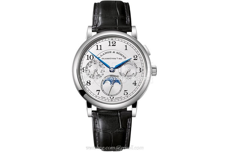 A. Lange & Sohne 1815 Annual Calendar 238.026 18kt White Gold Manual Wind
