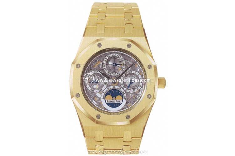 Audemars Piguet Royal Oak Perpetual Calendar Skeleton 25829ba.oo.0944ba.01 18k Yellow Gold Automatic 