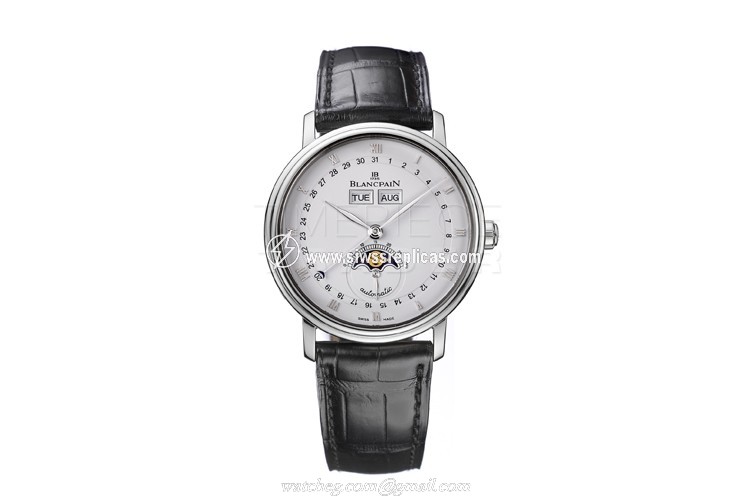 Blancpain Villeret Moonphase & Complete Calendar 6263-1127-55 Stainless Steel Automatic