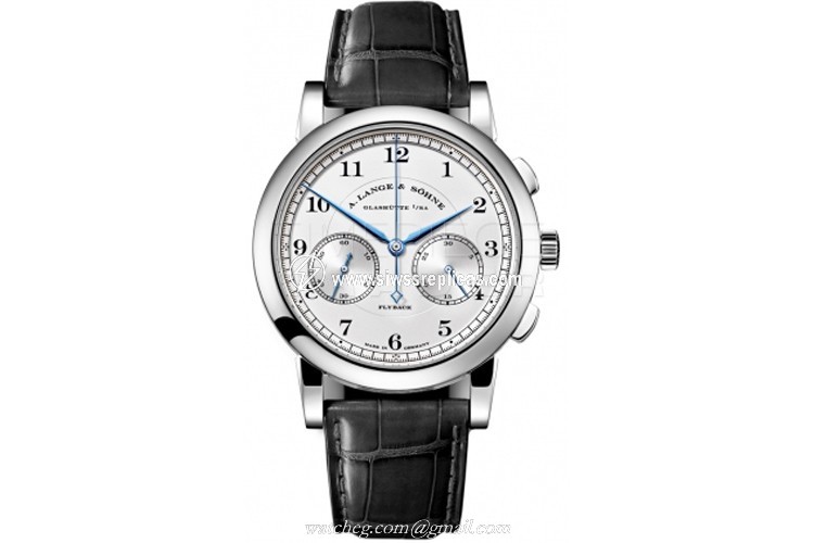 A. Lange & Sohne 1815 Chronograph 402.026 18k White Gold Manual Wind
