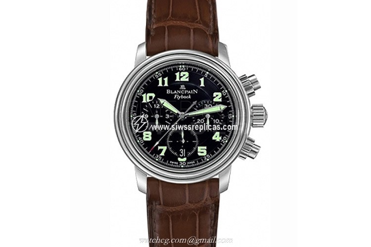 Blancpain Leman Flyback Chronograph & Big Date 2385f-1130-55 Stainless Steel Automatic