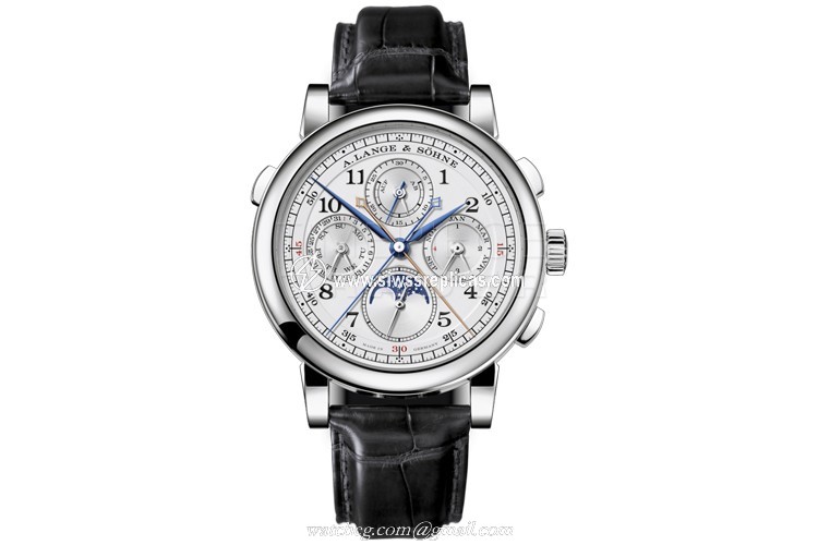 A. Lange & Sohne 1815 Rattrapante Perpetual Calendar 421.026FE Platinum Manual Wind