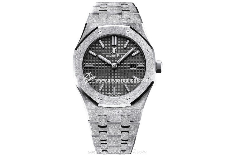 Audemars Piguet Royal Oak Quartz 67653bc.gg.1263bc.02?Frosted Gold 18kt White Gold Quartz