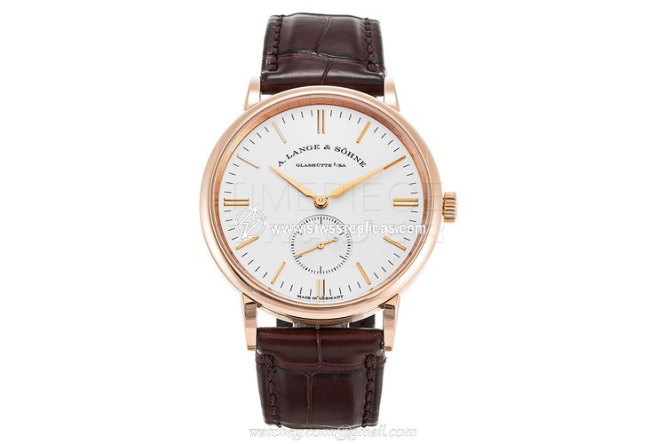 A. Lange & Sohne Saxonia 219.032 18kt Rose Gold Manual Wind