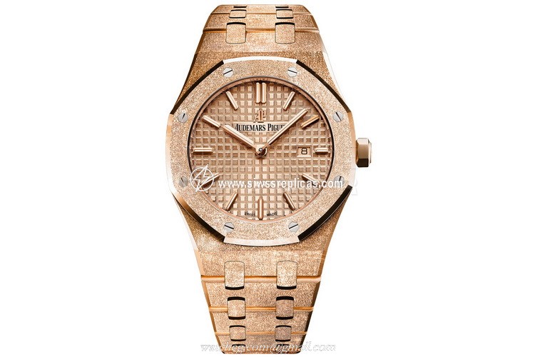 Audemars Piguet Royal Oak Quartz 33mm 67653or.gg.1263or.02?Frosted Gold 18kt Rose Gold Quartz