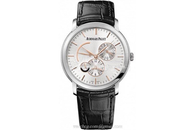 Audemars Piguet Jules Audemars Dual Time 26380bc.oo.d002cr.01 18k Rose Gold Automatic