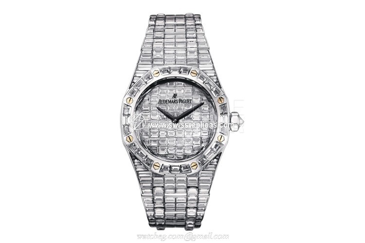 Audemars Piguet Royal Oak Lady Quartz 67606bc.zz.9179bc.01 18k White Gold Quartz