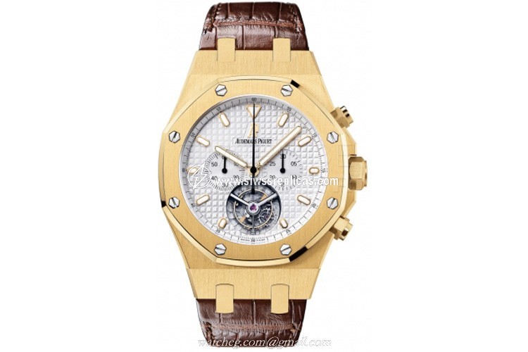 Audemars Piguet Royal Oak Tourbillon Chronograph 25977ba.oo.d088cr.01 18k Yellow Gold Manual Wind 