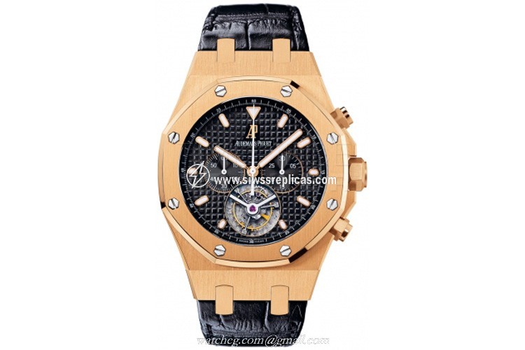 Audemars Piguet Royal Oak Tourbillon Chronograph 25977or.oo.d002cr.01 18k Rose Gold Manual Wind 