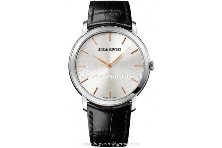 Audemars Piguet Jules Audemars Ultra Thin Automatic 15180bc.oo.a002cr.01 18k White Gold Automatic 