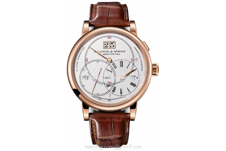 A. Lange & Sohne Richard Lange Perpetual Calendar Terraluna 180.032FE 18k Rose Gold Manual Wind