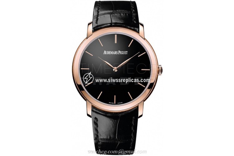 Audemars Piguet Jules Audemars Ultra Thin Automatic 15180or.oo.a002cr.01 18k Rose Gold Automatic 