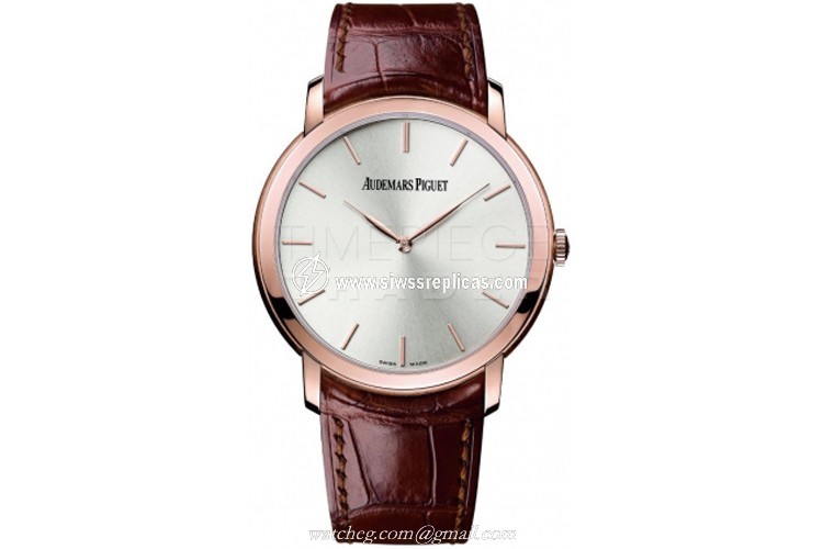 Audemars Piguet Jules Audemars Ultra Thin Automatic 15180or.oo.a088cr.01 18k Rose Gold Automatic