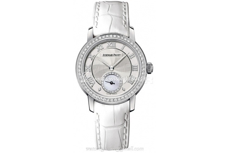 Audemars Piguet Ladies Jules Audemars Manual Wind 77228bc.zz.a001mr.01 White 18k White Gold Manual Wind 
