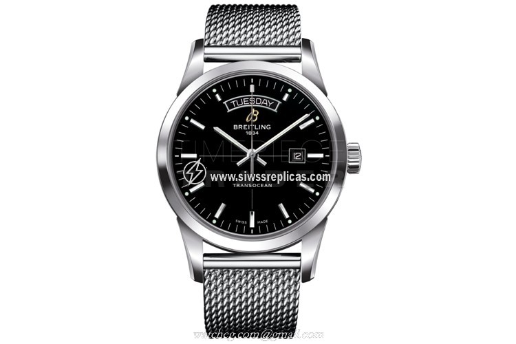 Breitling Transocean Day Date a4531012/bb69-ss Stainless Steel Automatic-Chronometer