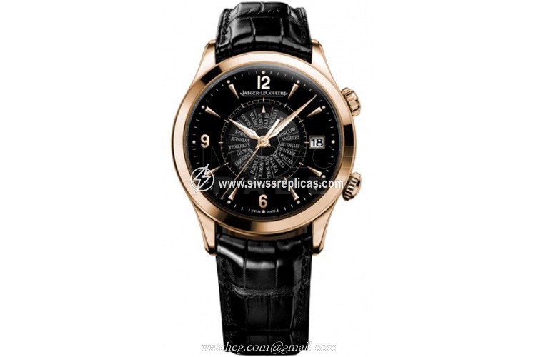 Jaeger LeCoultre Master Memovox International Q1412471 18k Rose Gold Automatic