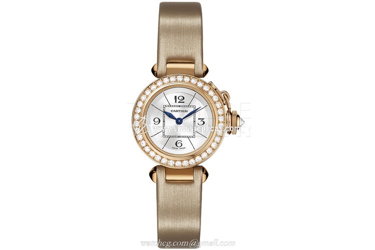 Cartier Miss Pasha wj124026 18k Rose Gold Quartz