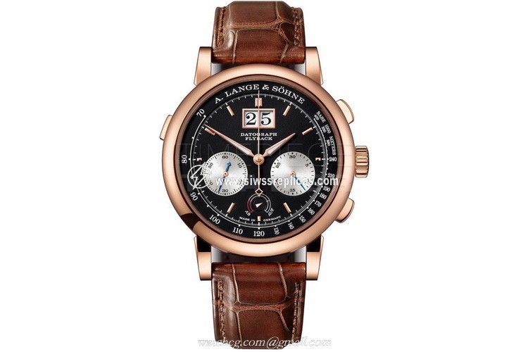 A. Lange & Sohne Datograph Up Down 405.031 18kt Rose Gold Manual Wind
